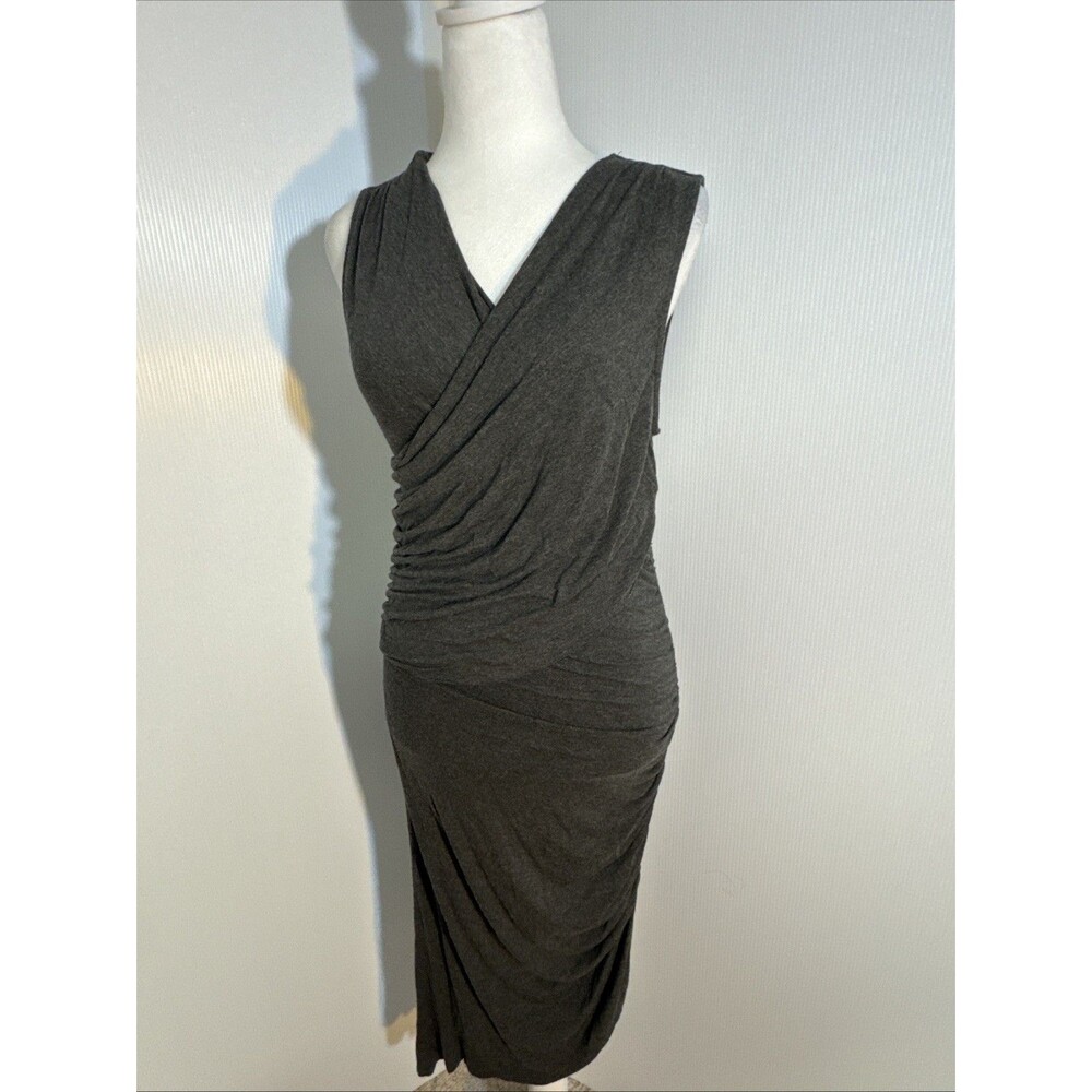 Moulinette Soeurs By Anthropologie Bodycon Dress Med‎ Ruched Wrap Stretch Atm